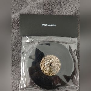 NWT Saint Laurent Vinyl Coasters Set of 4